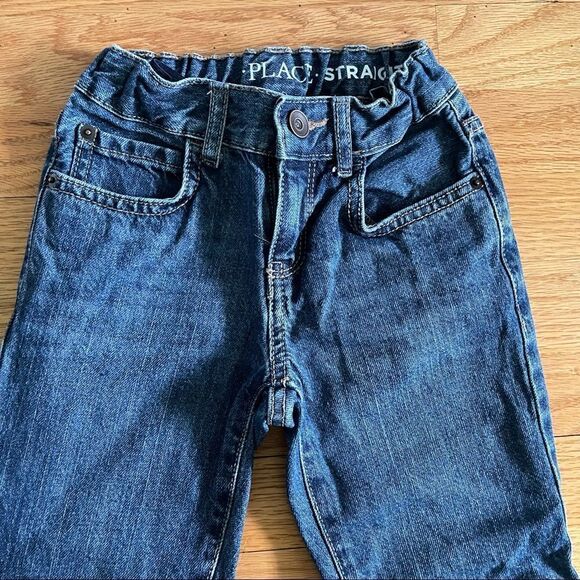 The Children’s Place Boy’s Stretch Straight Leg Denim Regular Jeans Size 5 - Picture 3 of 11